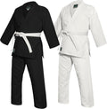 Karate Uniform for Kids & Adults Lightweight Student Karate Gi Martial Arts Uniform black with Belt