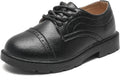 Boys Girls Classic Lace-Up Dress Shoes Oxford Shoes Wedding Church School Uniform Shoes (Toddler/Little Kid/Big Kid)