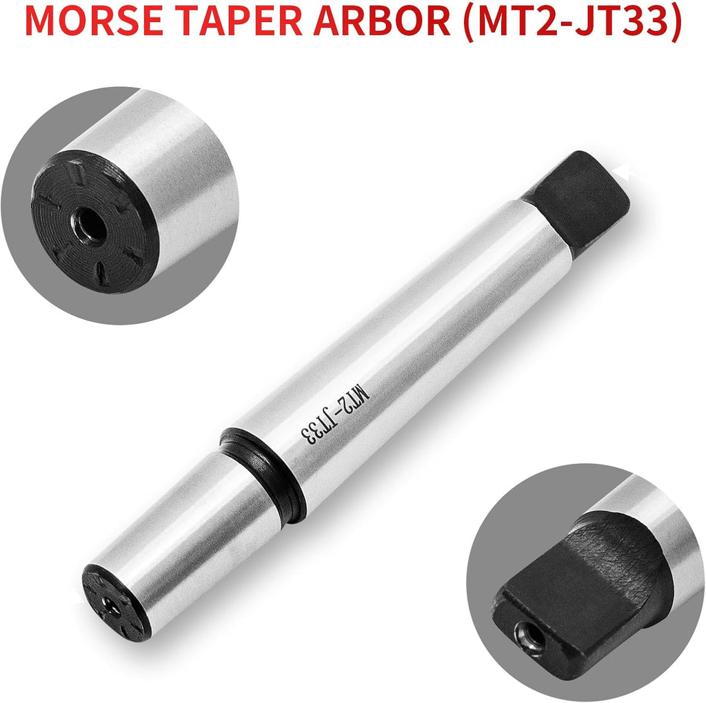 1/32"- 5/8" Heavy Duty Drill Press Chuck,MT2-JT33 Drill Chuck Arbor