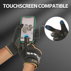 Work Gloves for Men, TPR Impact Protection, Mechanic Gloves,Brown,XL