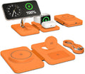 3 in 1 Magnetic Wireless Charger for Apple Multiple Devices, Foldable Fast Charging Station - Magsafe Charger Stand