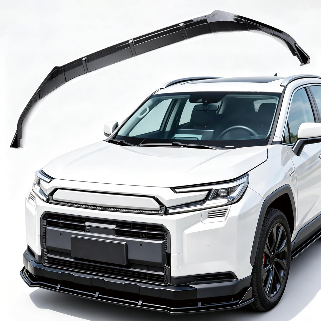 Front Bumper Lower Spoiler Splitter Lip for Toyota RAV4 2026 Gloss Black