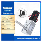 51MM Shaft 5840-31ZY DC Gear Motor, 5840 Micro Gear Motor Turbine Worm(24v 40rpm)