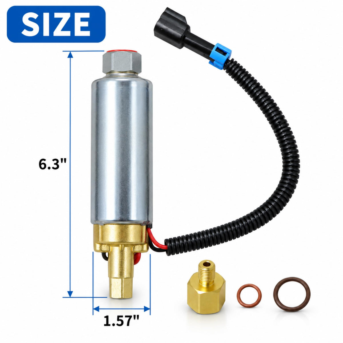 GXARTS Electric Fuel Pump Fit for Mercury Mercruiser 4.3L 5.0L 5.7L V6 V8
