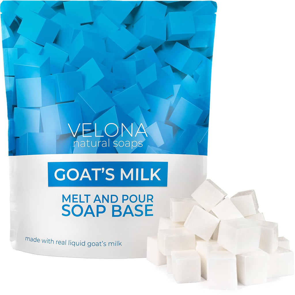 2 lb - Goat Milk Soap Base, Pre-Cut Cubes, SLS/SLES Free
