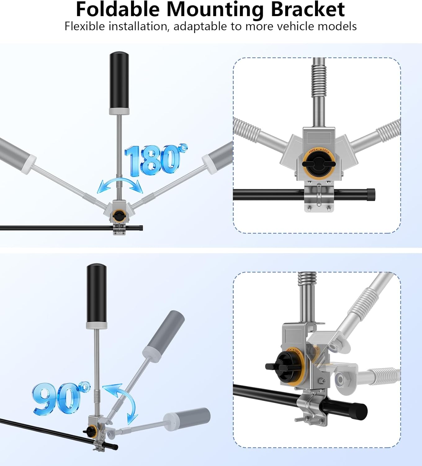 Cell Phone Signal Booster for Truck, Off Road Vehicles,RV,SUV | | High Gain Antenna | Vehicle Cell Phone Booster