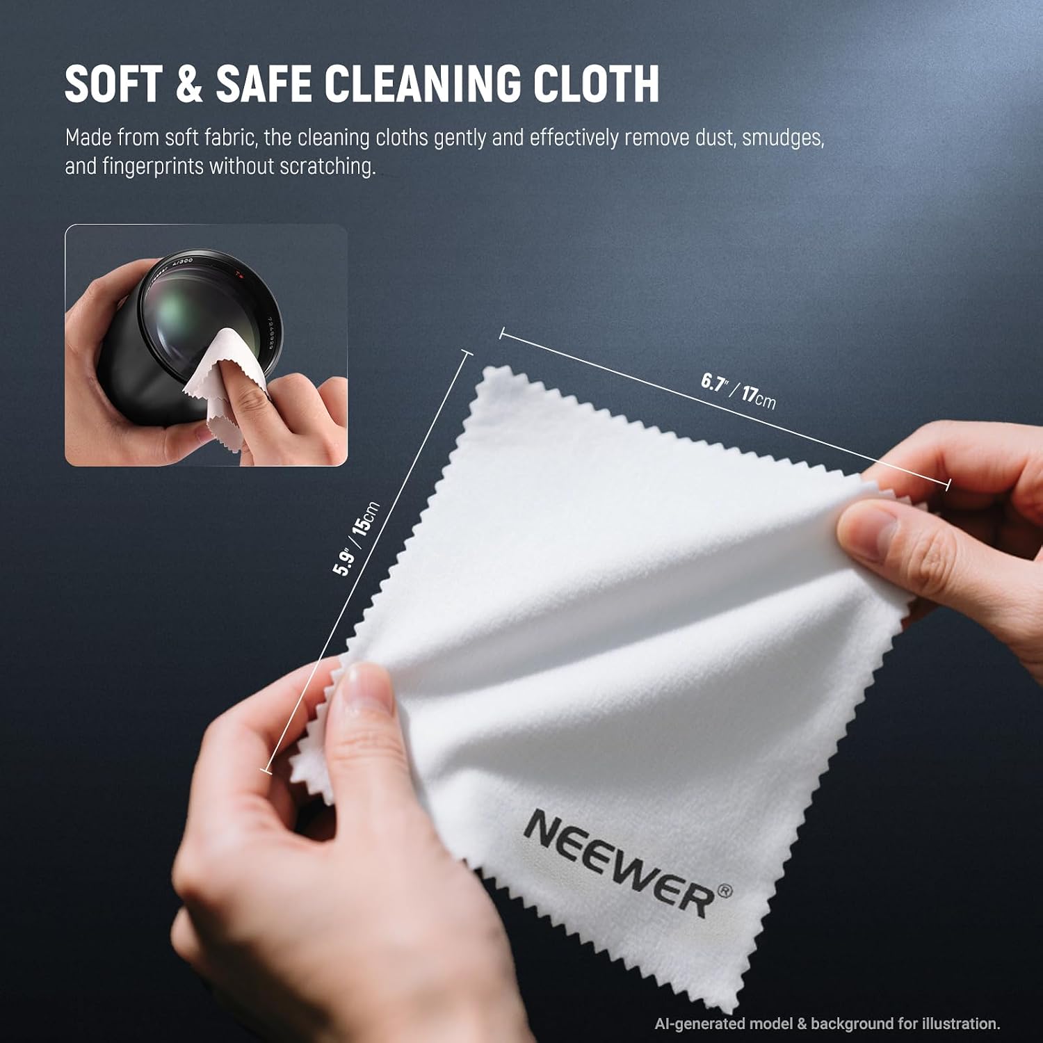 16 in 1 Camera Lens Cleaning Kit, Brush + Air Blower + Cleaning Swab for 24mm Full Frame Sensor + 1x Cleaner Spray +