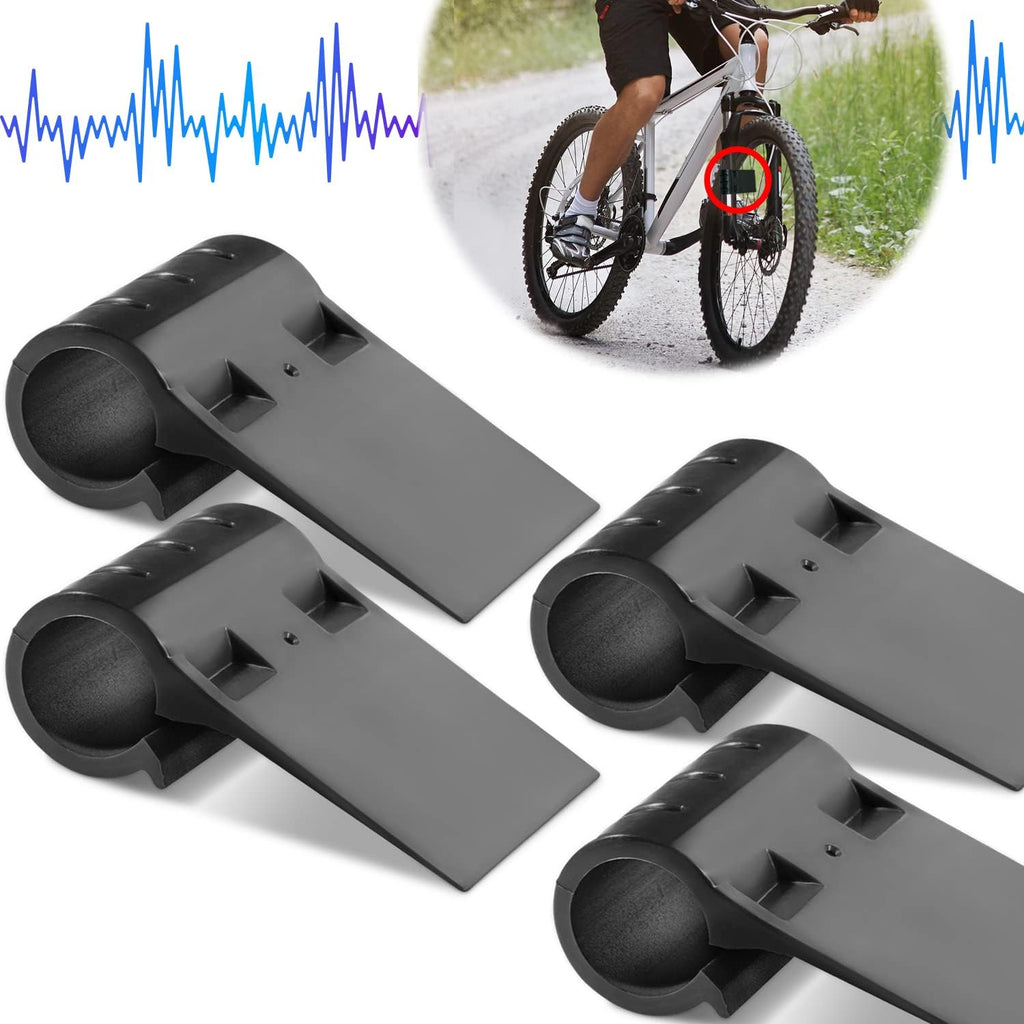 MOL Bicycle Sound Maker Exhaust System,Makes Your Bike Sound Like a Motorcycle（4pcs） (Black)