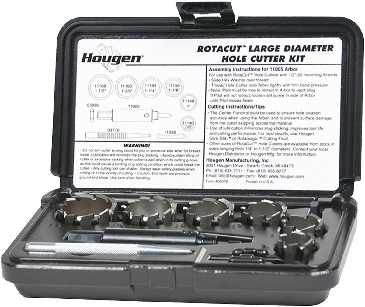 RotaCut Lg Dia. Hole Cutter Kit Fractional