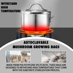 Autoclavable Mushroom Grow Bag with Microporous Filter Patchs