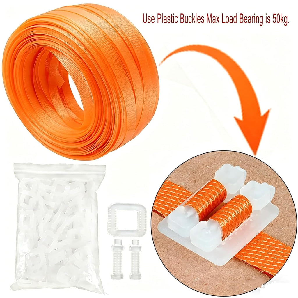Plastic Packaging Banding Strapping Kit, 330' x 1/2'' Polypropylene Straps