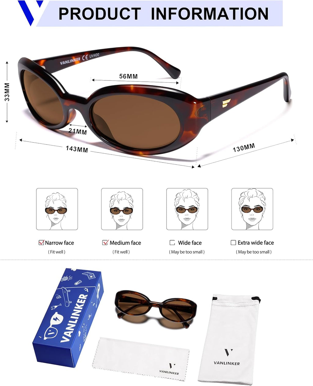 Wrap Around Y2K Oval Polarized Sunglasses for Women Men VL9923 | Retro 90s Shades