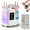 3 IN 1 Electric Makeup Brush Cleaner Dryer, Portable USB Automatic Cosmetic Brush Cleaner, Deep Clean Fast Dry for
