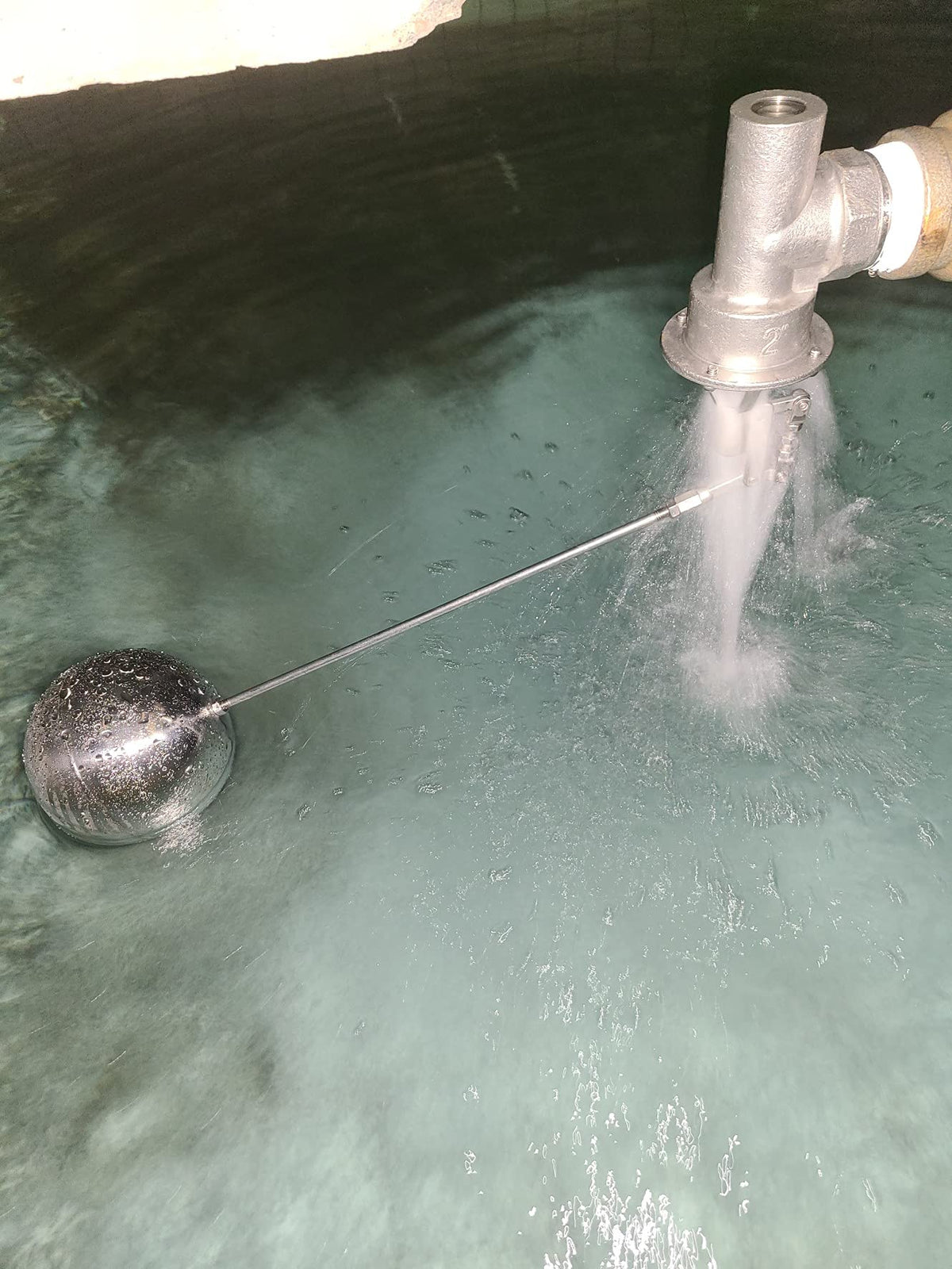 304 Stainless Steel Balanced Float Ball Valve, Tank Mount, 100 Psi (2"(50))
