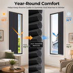 True Blackout Honeycomb Shades