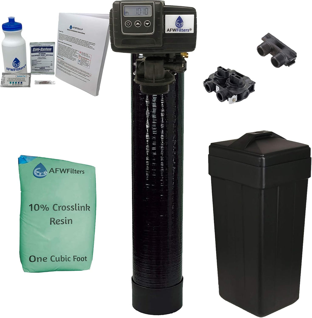Fleck 5600sxt 32,000 WATER SOFTENER with 10% High Capacity Resin 3/4" Bypass
