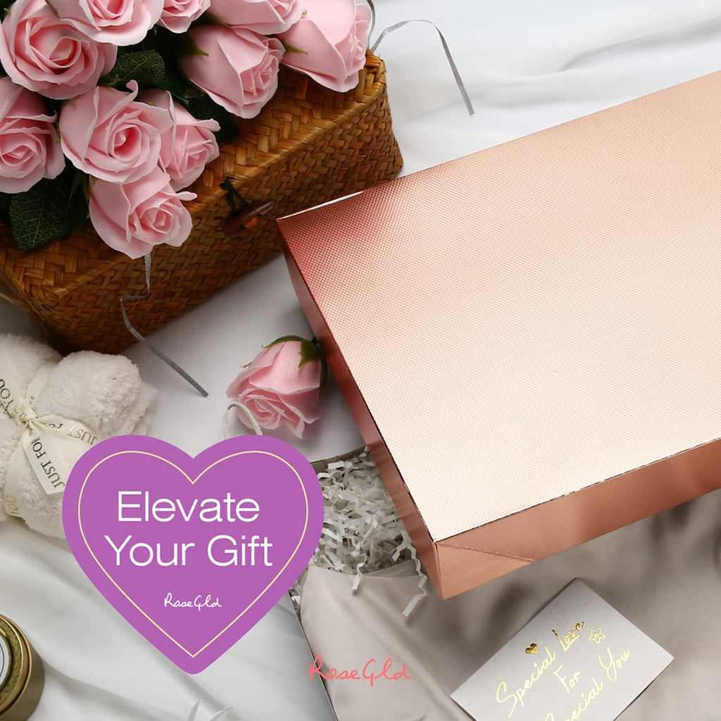 12 Large Gift Boxes with Lids 14.5x9.5x2 Inches, Apparel Gift Boxes