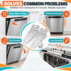 Dishwasher Mounting Bracket Kit for Maytag MDB4409PAW1