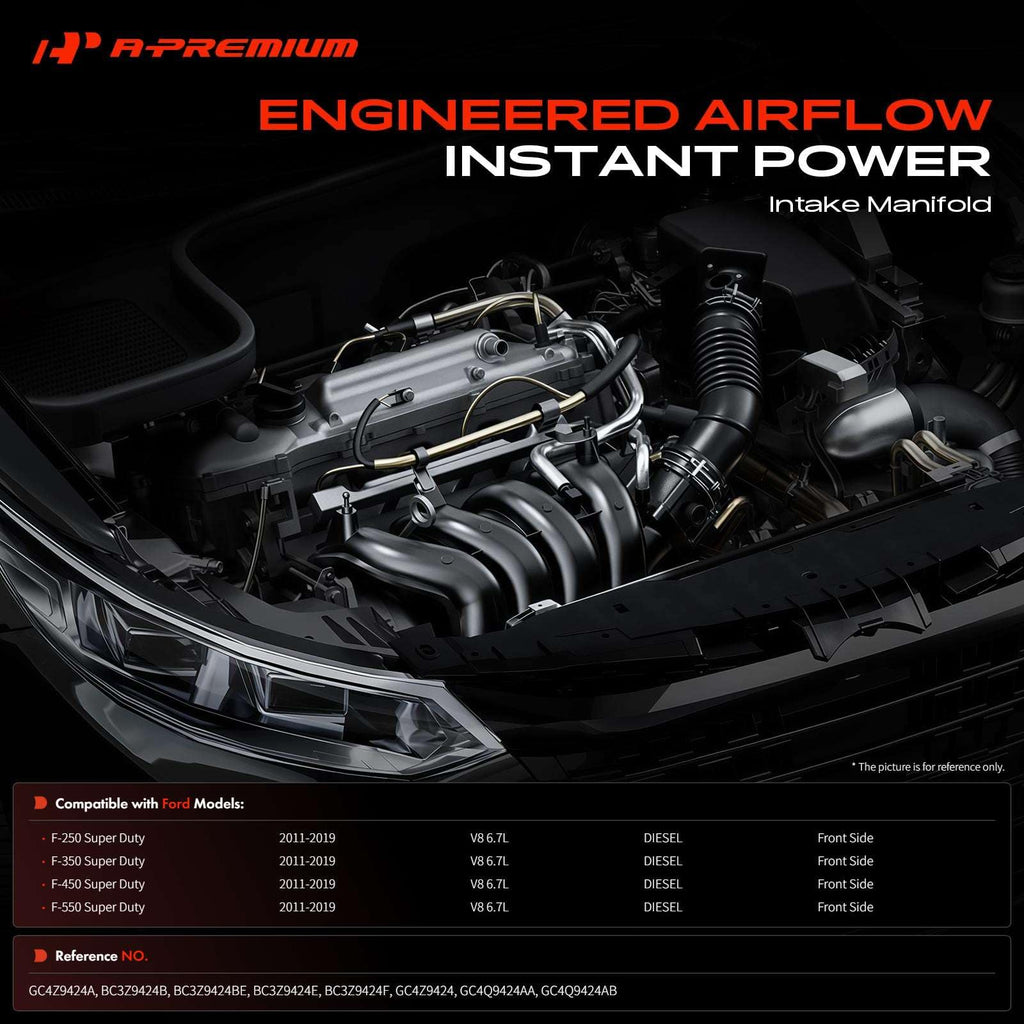 A-Premium Front Engine Intake Manifold Compatible with Ford