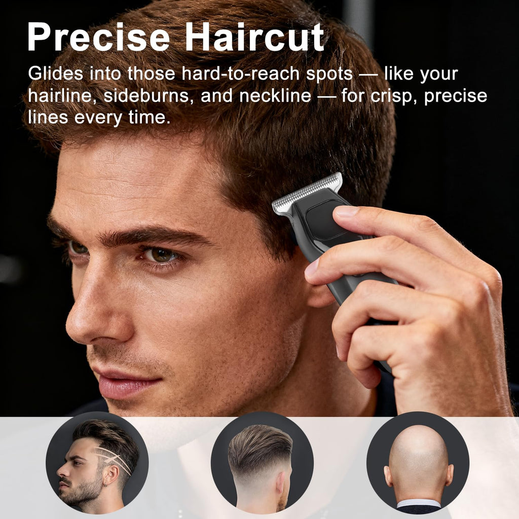 Compact Travel Beard Trimmer for Men Small Hair Trimmer Clipper Mini
