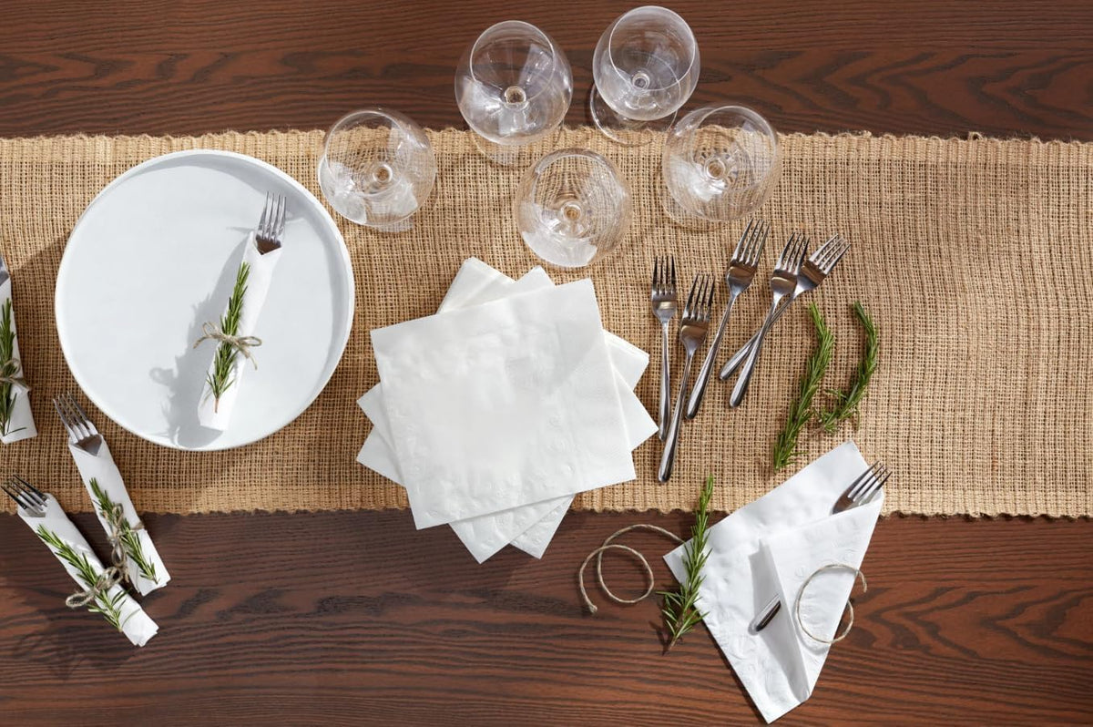 Vanity Fair Napkins Entertain Classic 3-ply, 60 Count, Pack of 2