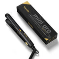 Mini Flat Iron for Short Hair, 1/2 Inch, Black