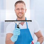 6 Pcs 12'' Professional Steel Window Squeegee