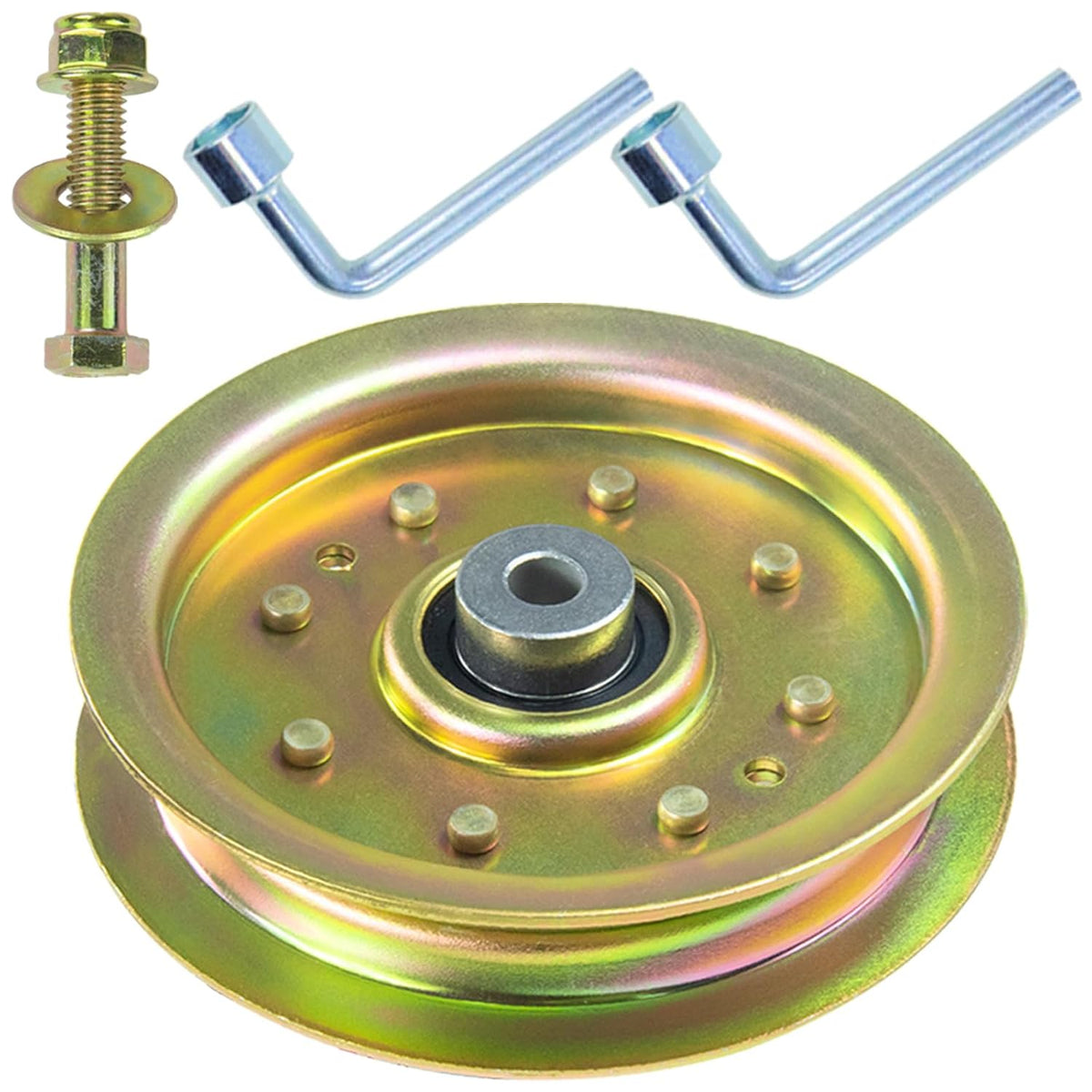 756-04129B Idler Pulley 4.25 for Troy Bilt 42", Cub Cadet 42" Deck