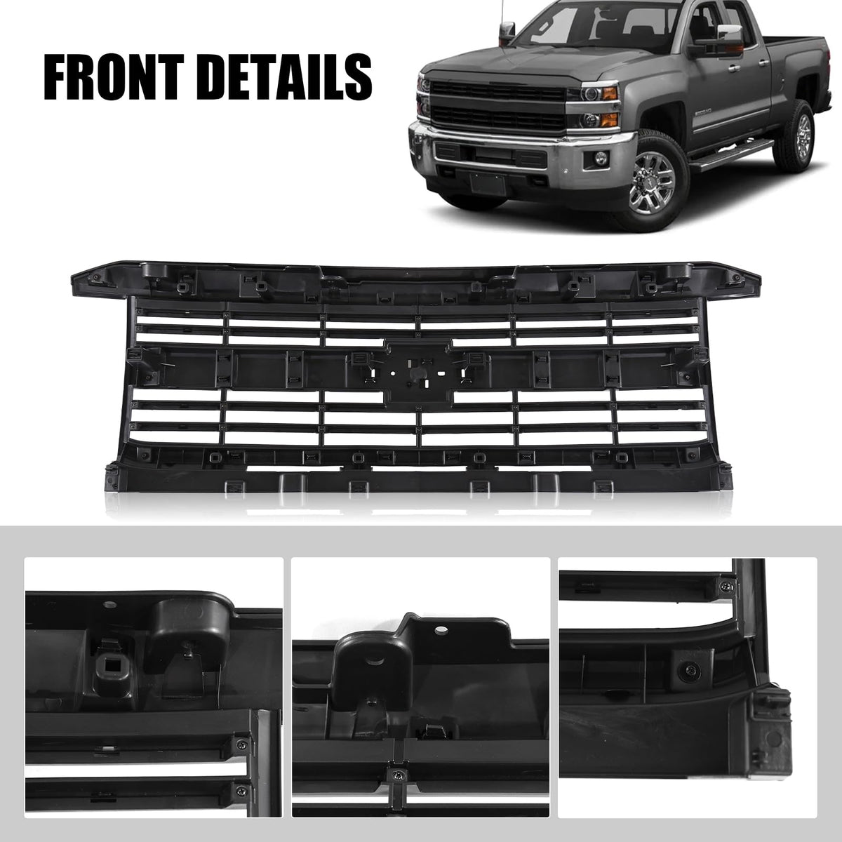 Kspeed Front Bumper Grill Compatible with 2015‑2019 Silverado 2500 LTZ