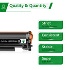 Compatible for HP 48A CF248A Toner Cartridge Black (2 Pack)
