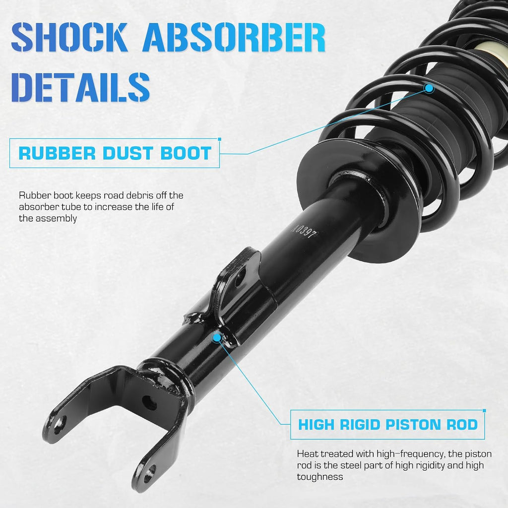 ILONPA Front Struts Shocks for 2012-2022 Dodge Challenger/Charger V6 3.6L