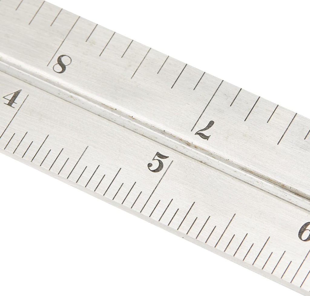 Starrett Steel Combination Square with Square Head, 12" Blade Length