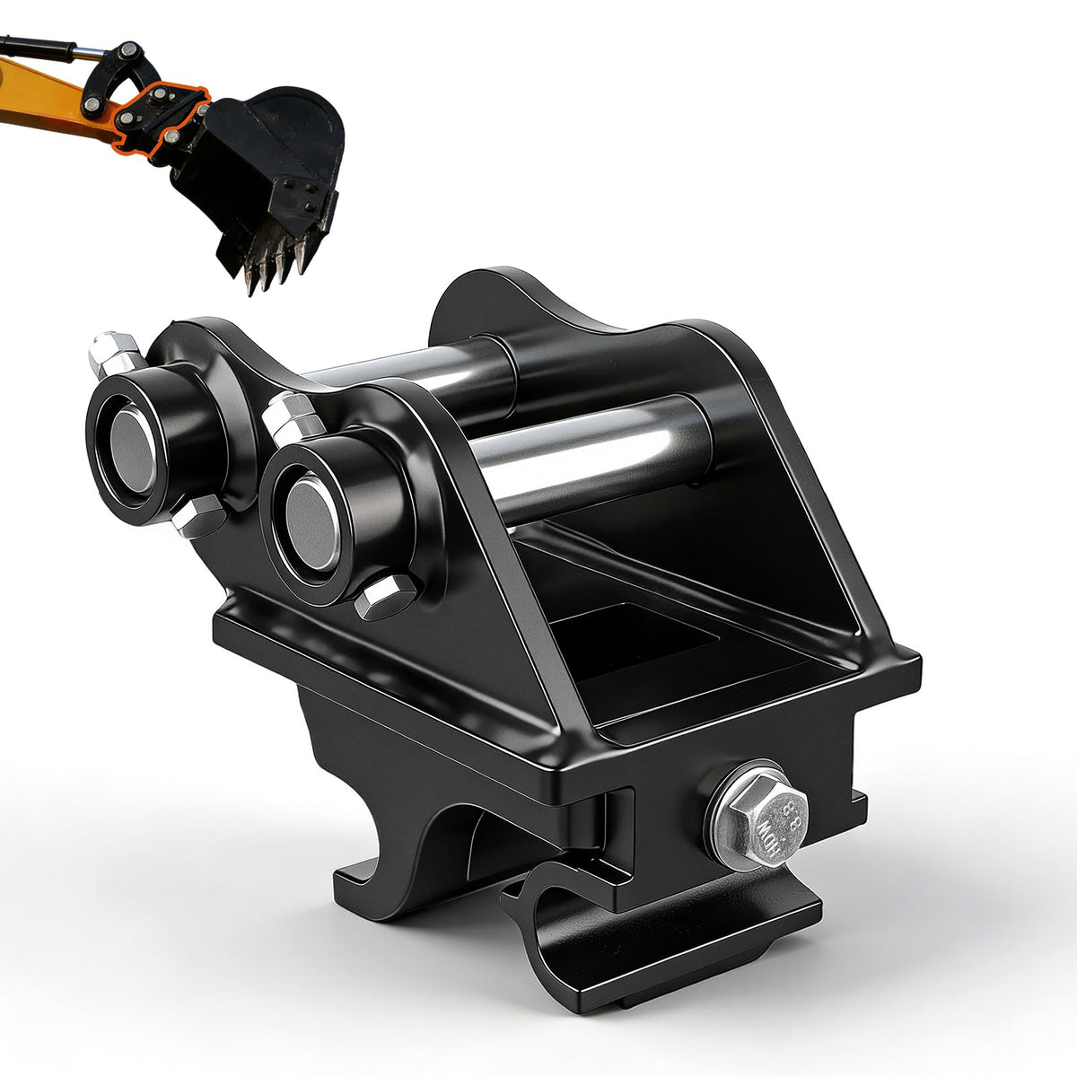 25mm Pin Quick Change Hitch for 0.8-1.8 Ton Mini Excavator