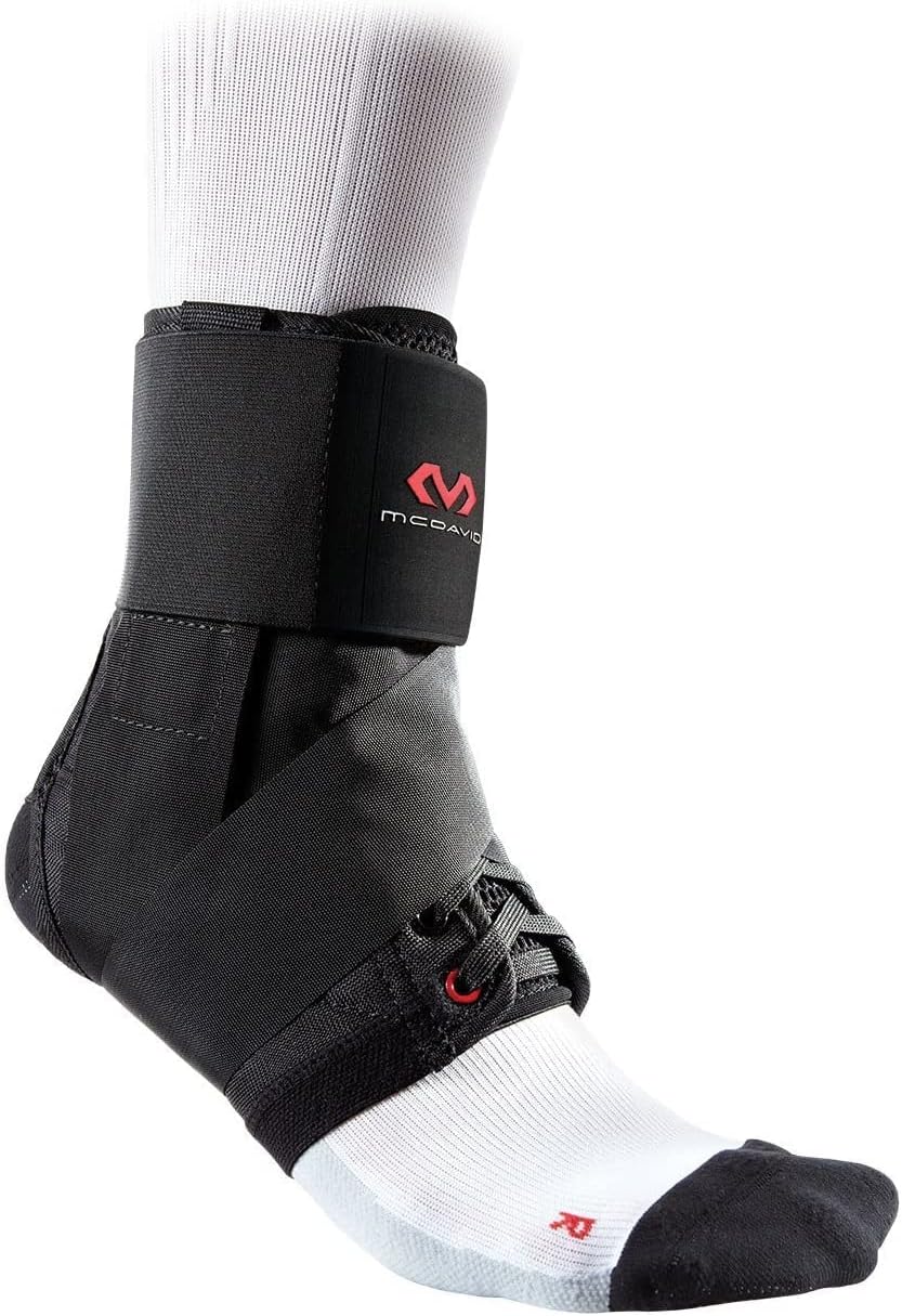 Lace-Up Ankle Brace for Men & Women, Ultralight Figure 8 Sprained Ankle Support with Side Stabilizers for Sports