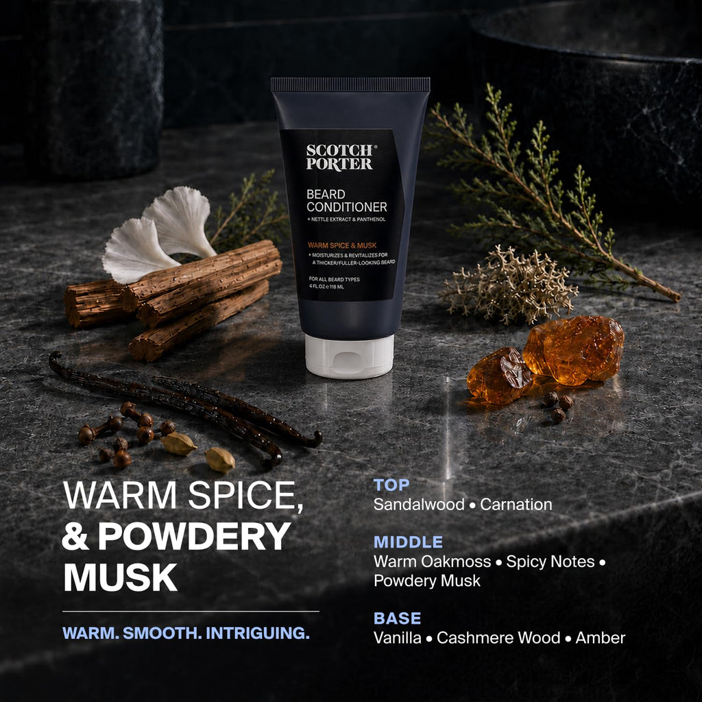 Hydrate & Nourish Beard Conditioner for Men, Original, 1-Pack