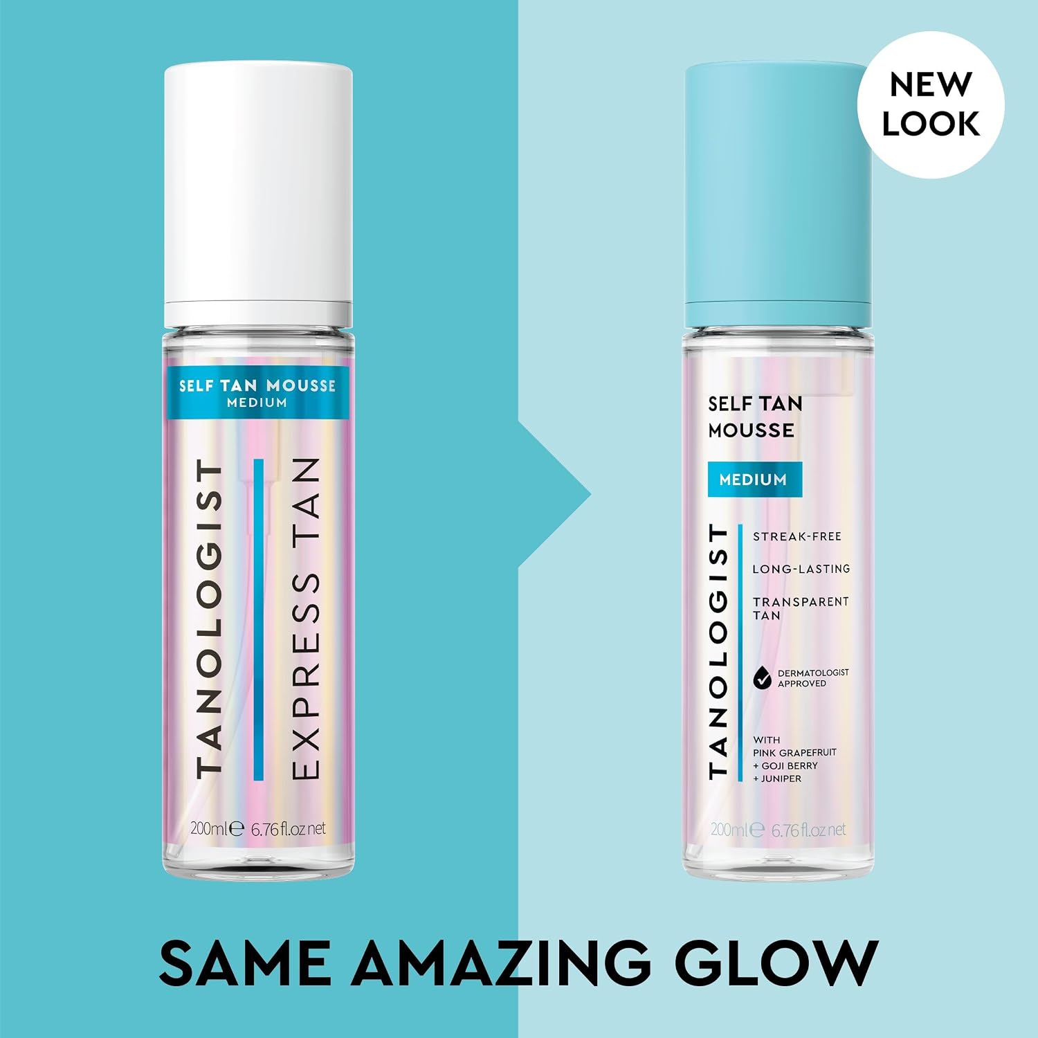 Medium Self Tan Mousse, Streak-Free, Natural Glow, 6.76 oz | Self tanner for summer, quick-dry mousse, express tan