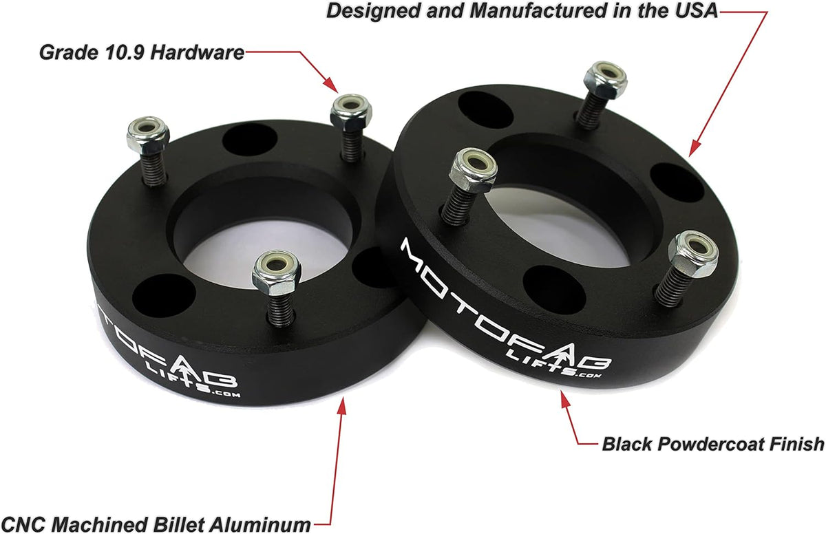 MotoFab Lifts F150-2 - 2 in Front Leveling Lift Kit That is compatible with F150