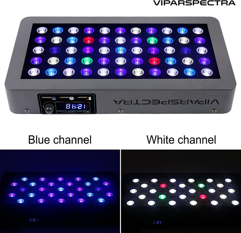 165W LED Aquarium Light Dimmable Full Spectrum LED Reef Lights