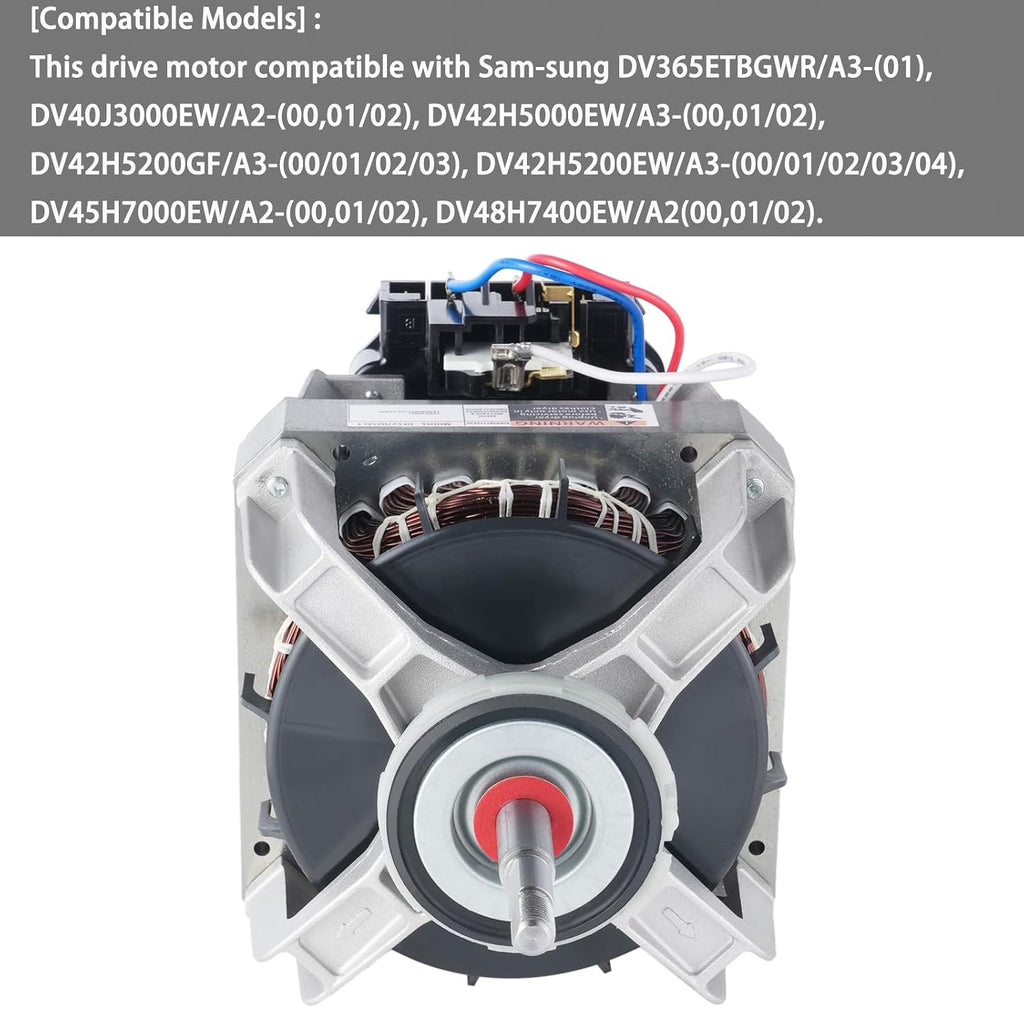 DFS270ZSEL1 Dryer Motor for Samsung DV42H5000EW/A3, DV45H7000EW/A2, DV42H5200EW/A3, DV42H5200GF/A3, DV40J3000EW/A2, DV365ETBGWR/A3, DV48H7400EW/A2, Replacement DC31-00055G.