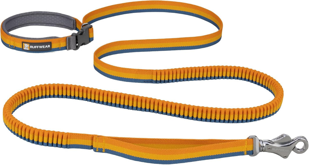 Roamer Bungee Dog Leash, Yellow Snow, 7.3'-11'