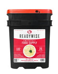Emergency Food Supply - 132 Servings, Survival Bucket, Dehydrated & Freeze Dried Protein Meals, Camping Essentials