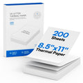 D90E Thermal Printer 8.5 x 11 Inch Single Thermal Paper, 200 Sheets