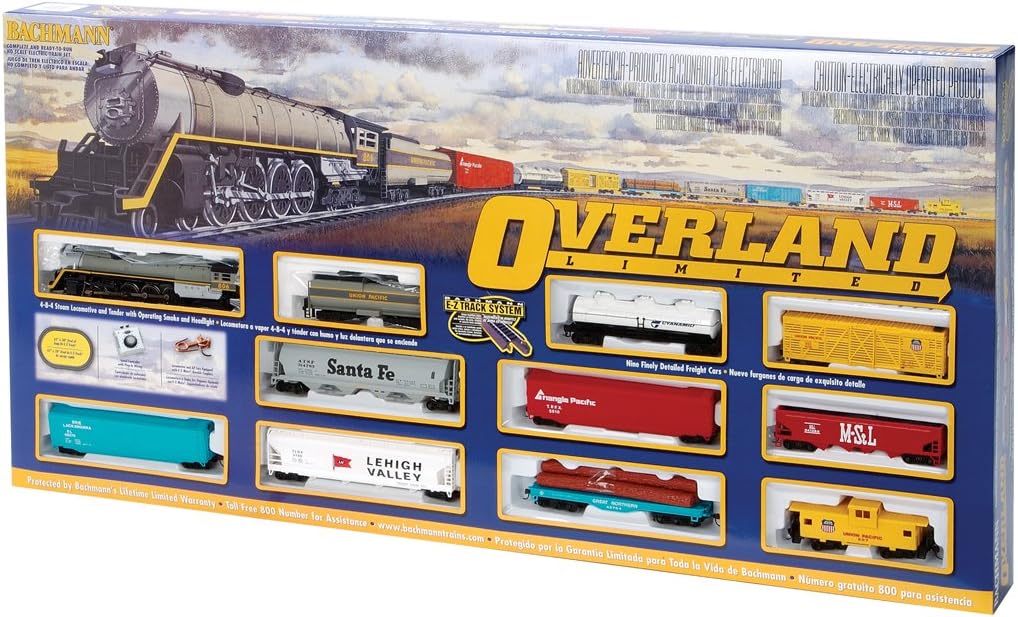 Trains - Overland Limited Ready To Run Electric Train Set - HO Scale