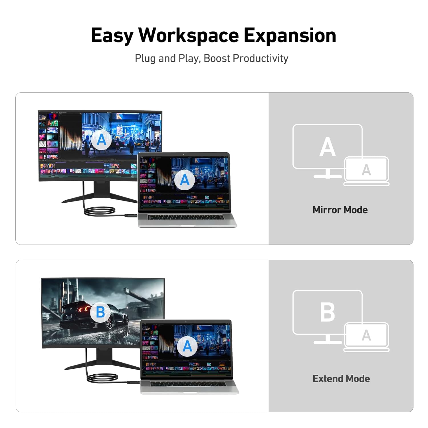 4K DisplayPort to HDMI 6 Feet Cable, Uni-Directional DP 1.2 Computer to HDMI 1.4 Screen Gold Plated Cord for Lenovo