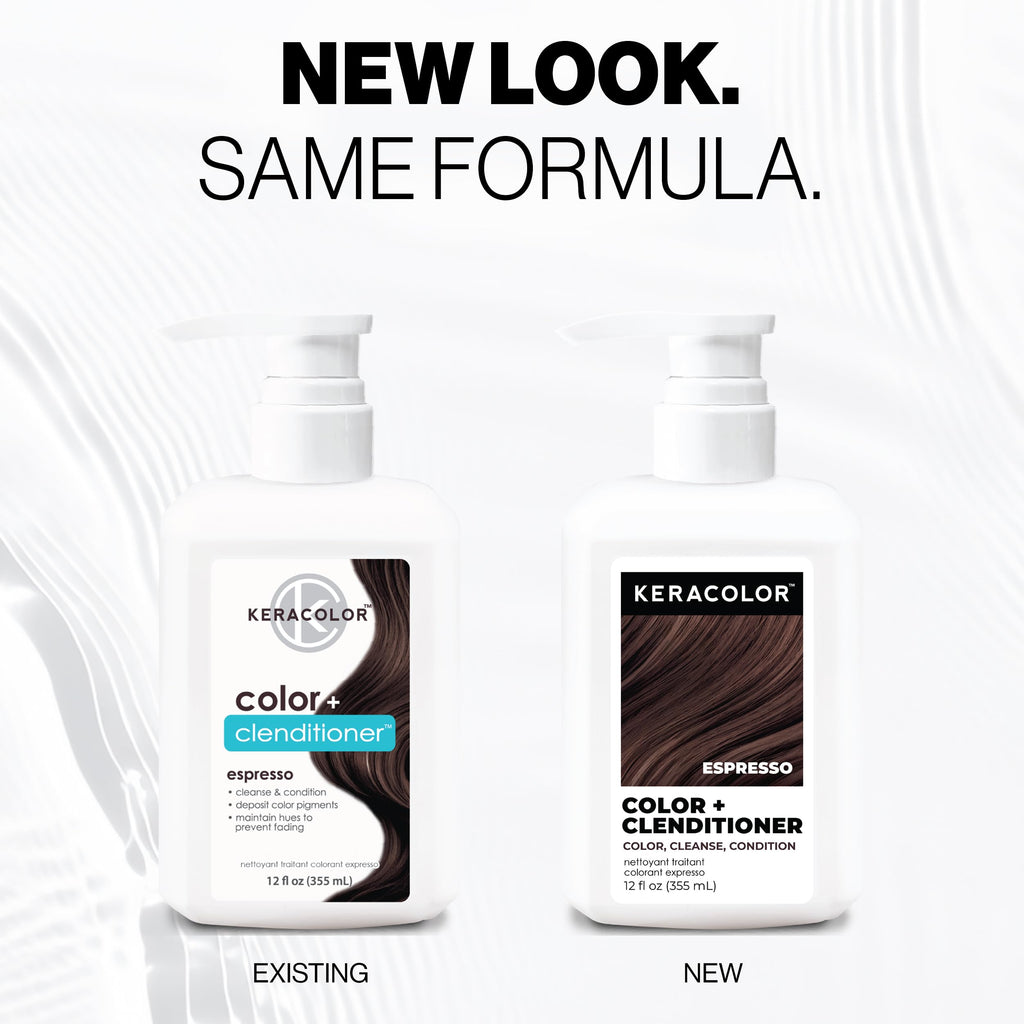 Color + Clenditioner, Semi-Permanent Color, Espresso, 12 Fl Oz