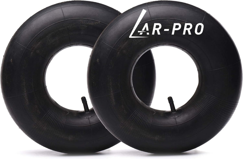 (2-Pack) AR-PRO 15x6.00-6" Inner Tubes with TR-13 Straight Valve Stem - Replacement Lawn Mower Tire Tubes with TR13
