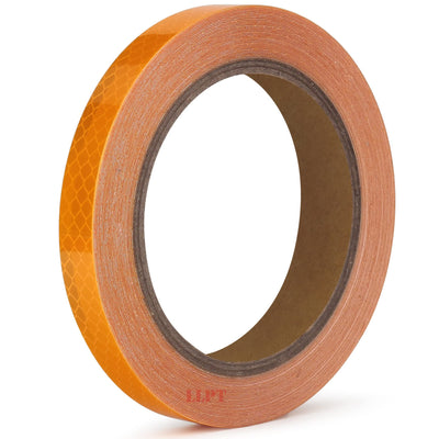 Reflective Tape, 1/2" x 33 Ft, DOT-C2 Safety Tape, Yellow