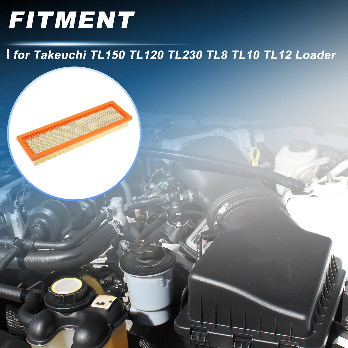 ACROPIX 1911506052 Air Filter for Takeuchi TL150 TL120 TL230 TL8 Loader
