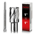 ANGELSWORD M2 HSS Annular Cutter,Diameter 1" x Depth 1",Mag Drill Bit