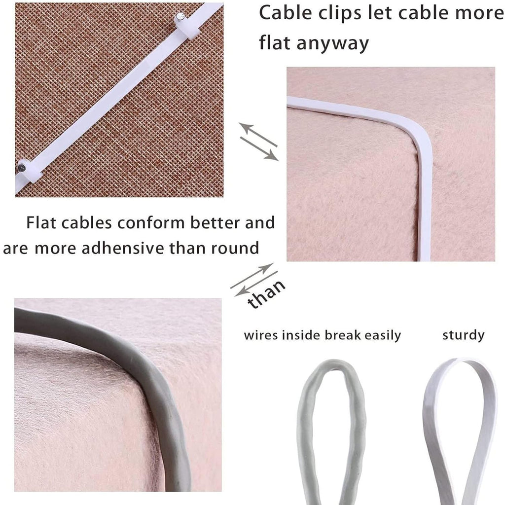 Cat8 Ethernet Cable 50ft 40Gbps 2000MHz Flat S/FTP LAN Cable White | High-Speed RJ45 Network Patch Cable for Router
